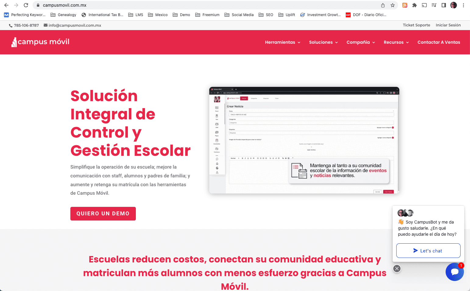 Desarrollo Sitio Web - Uplift